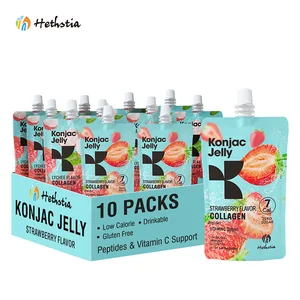 Factor Snacks Custom Logo Packaging Vegan Gluten Free Low-Calorie Low Carbs  150ml Lychee Shirataki Jelly