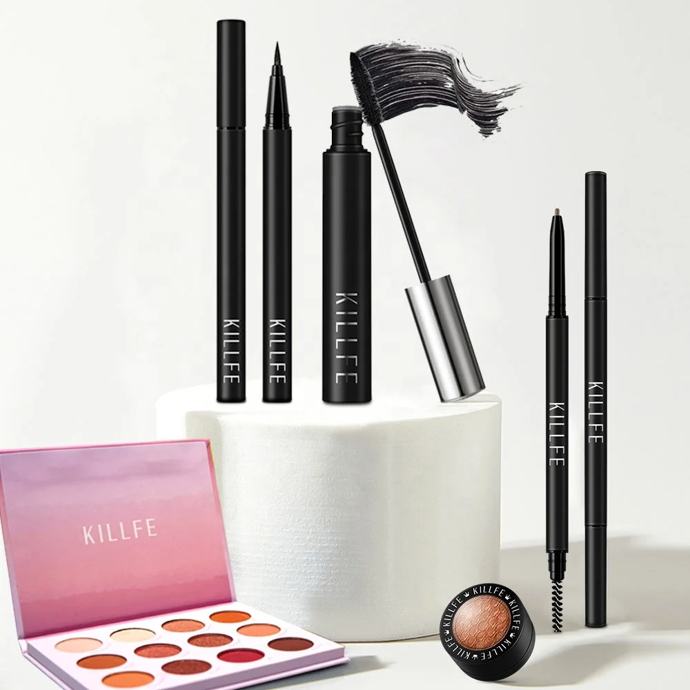 Full Makeup Sets Cosmetics Loose Powder Liquid Foundation All in One Maquiagem Makeup Gift Set