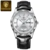 615 bianco argento, pelle