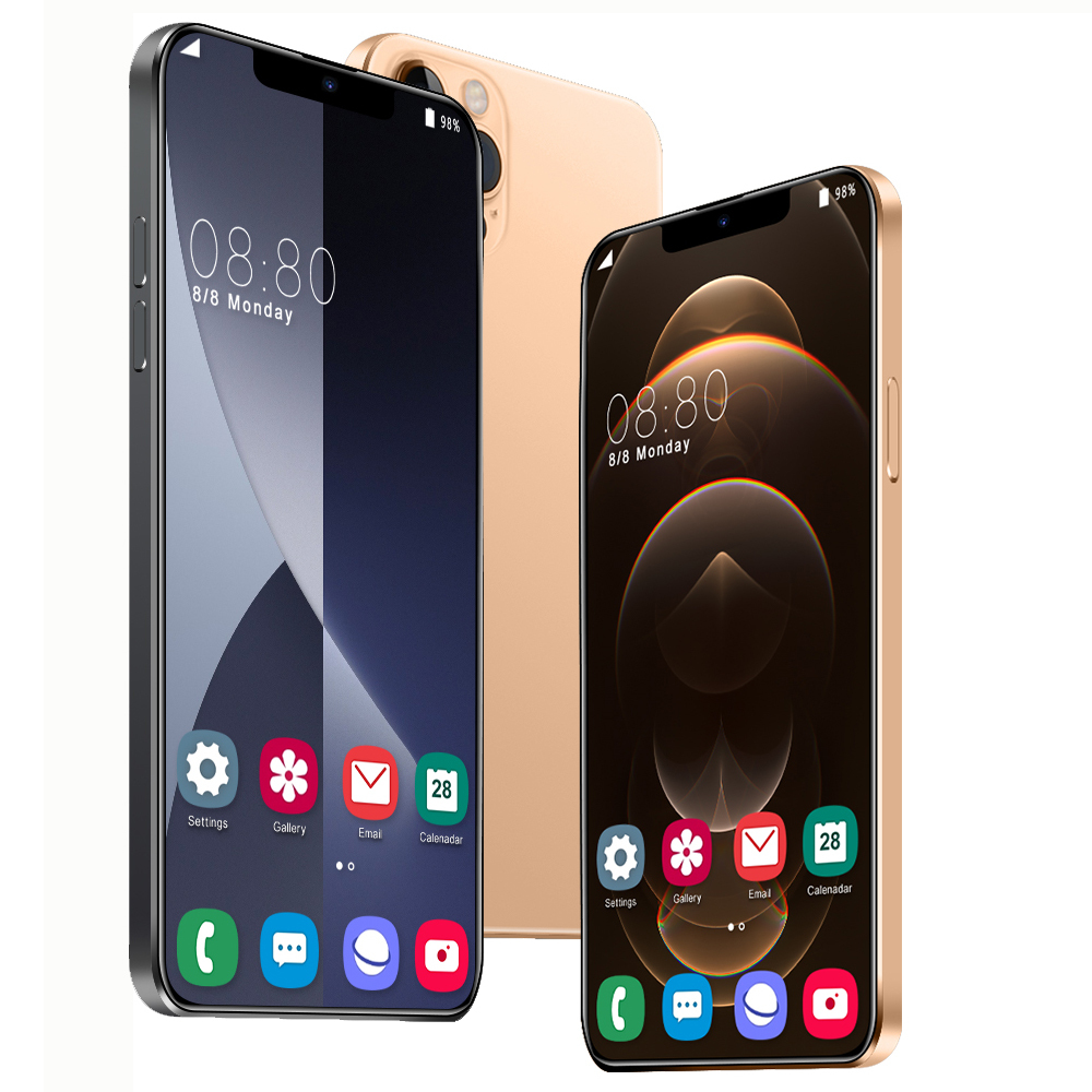Лидер продаж, телефон 12 PRO MAX с логотипом, 12 Гб + 512 ГБ, полный дисплей 6,7 дюйма, мобильный телефон Android l12 PRO, сотовый телефон, смартфон