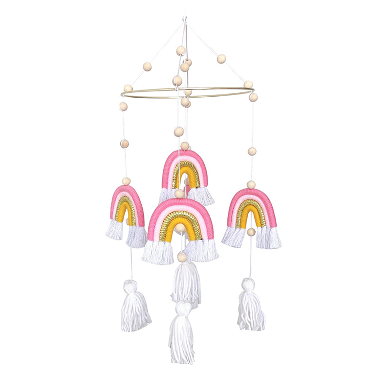 Детская погремушка-колокольчик на заказ, музыкальный вращающийся прожектор для детской кроватки с защитой от телефонного света, мобильные игрушки для малышей