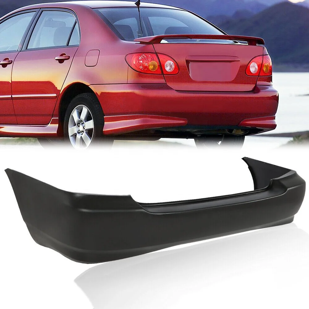 Saivis auto parts car body rear bumper cover for TOYOTA corolla 2003-2008