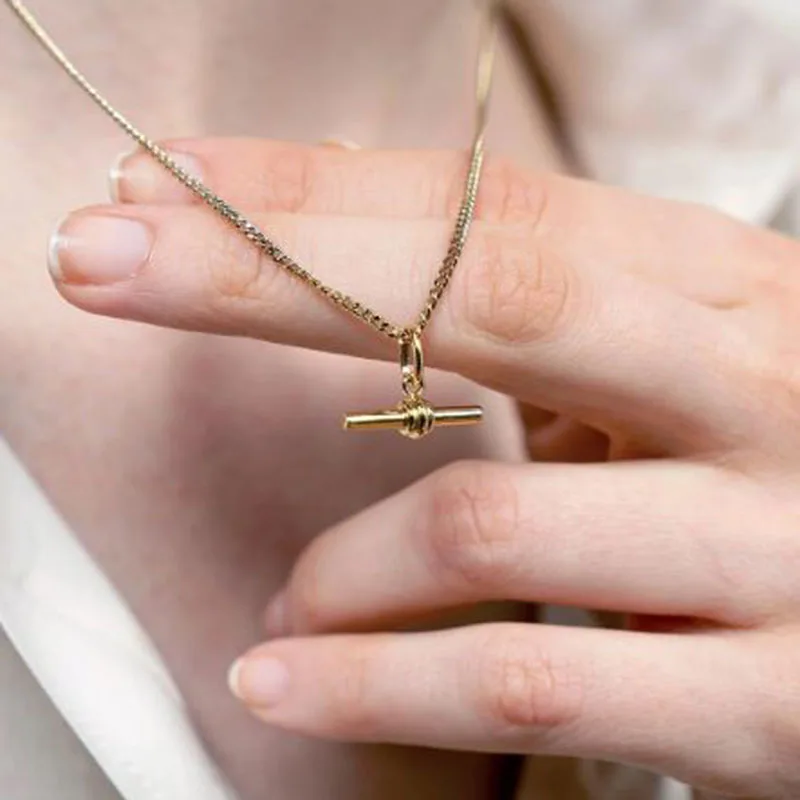 2021 New Trendy T Bar Necklace 