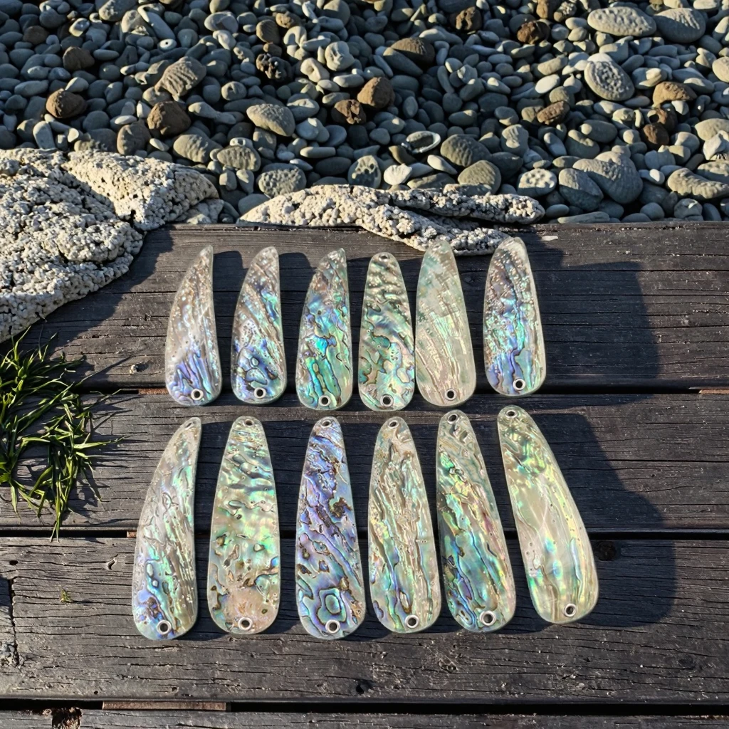 Fishing Products Abalone Shell Spoon Fishing Lure - Meishabei