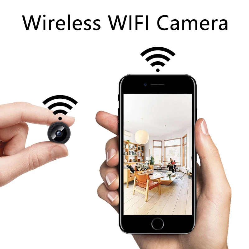 Small Hidden 1080p Wireless Camera With Motion Detection Night Vision Function Security Cctv Mini Camera