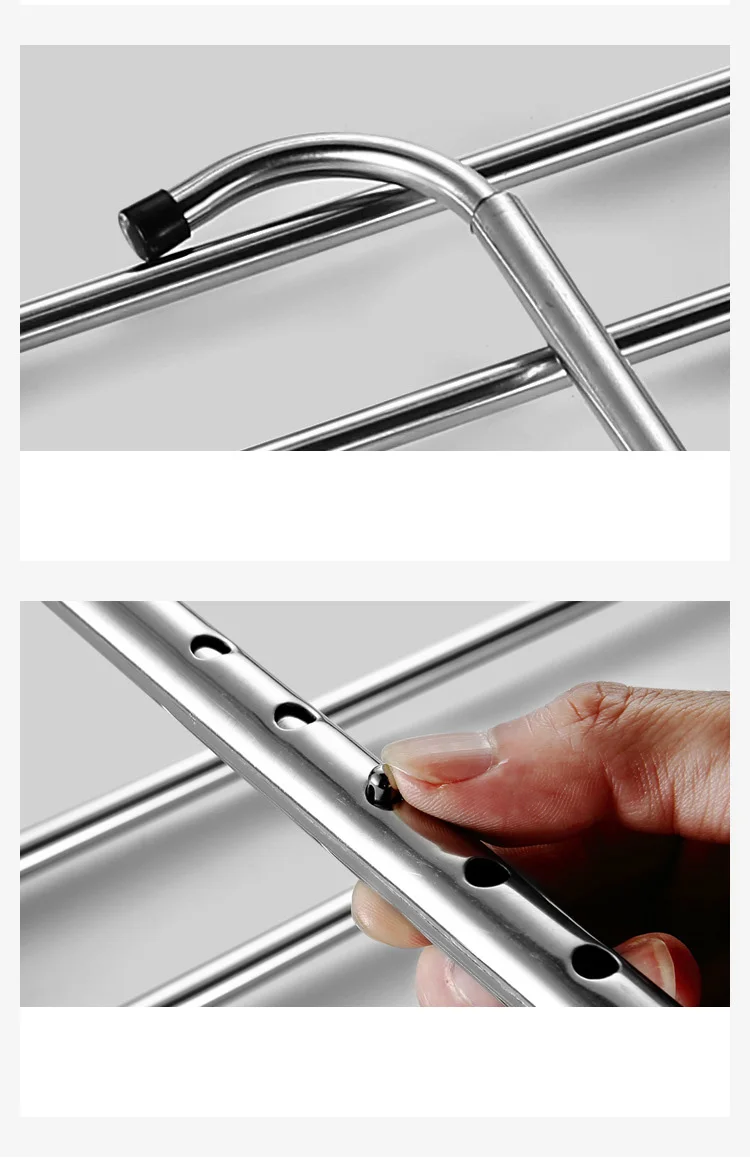 Portable Retractable All Stainless Steel Clothesline Indoor Outdoor Laundry HangerTelescopic Clothes Dryer