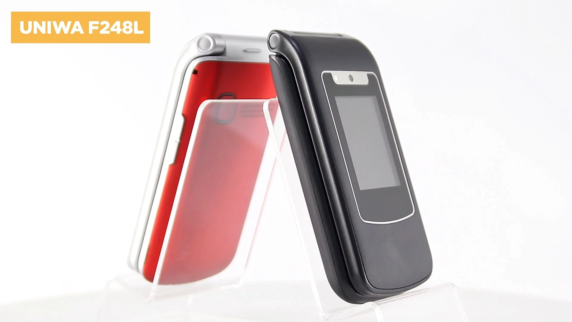 Uniwa F248l Double Screen 4g Volte Flip Keypad Mobile Phone With Sos