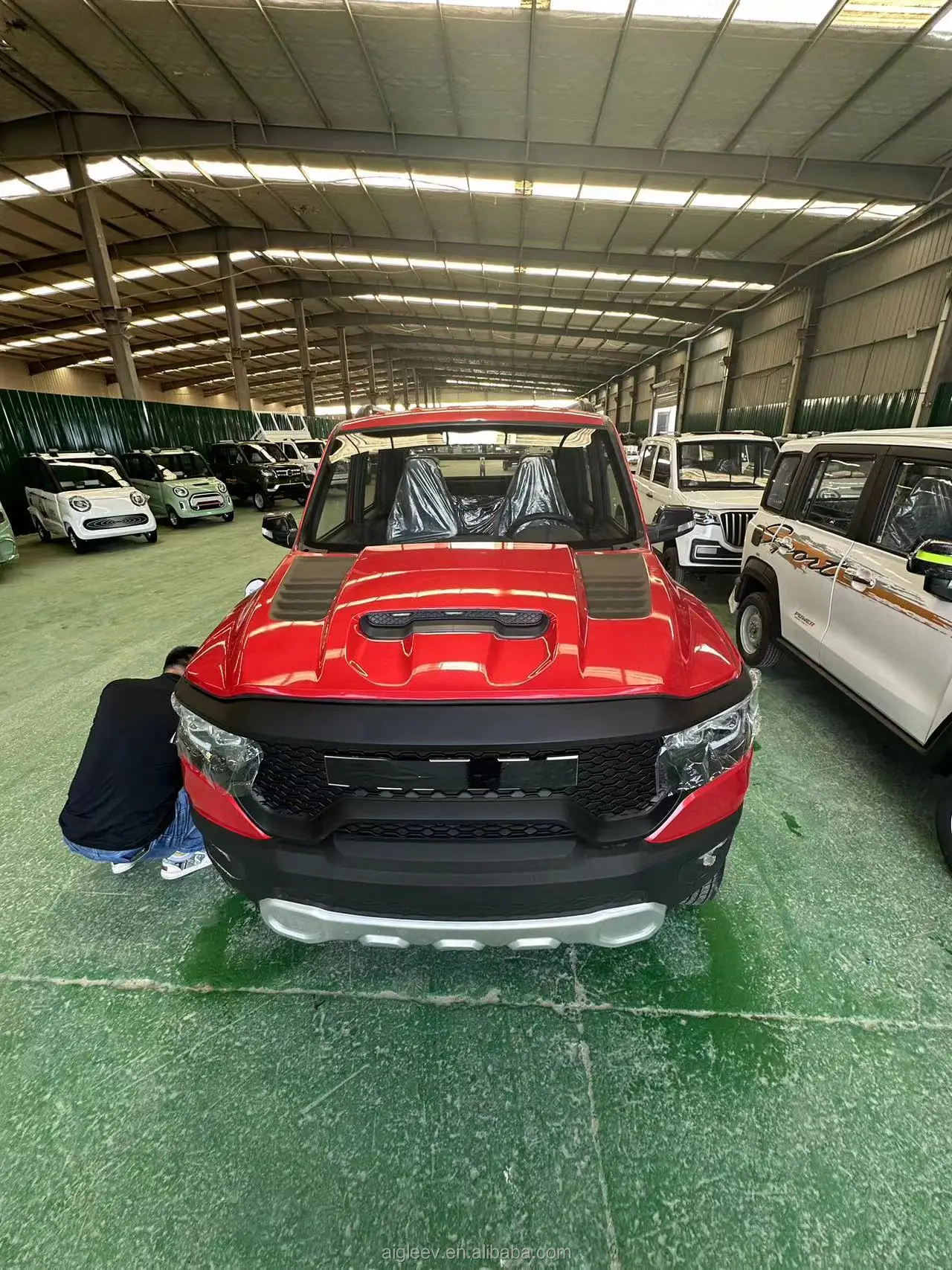 New Energy Vehicles Electric Mini Pickup Truck Electric 4x4 4 Seat Four