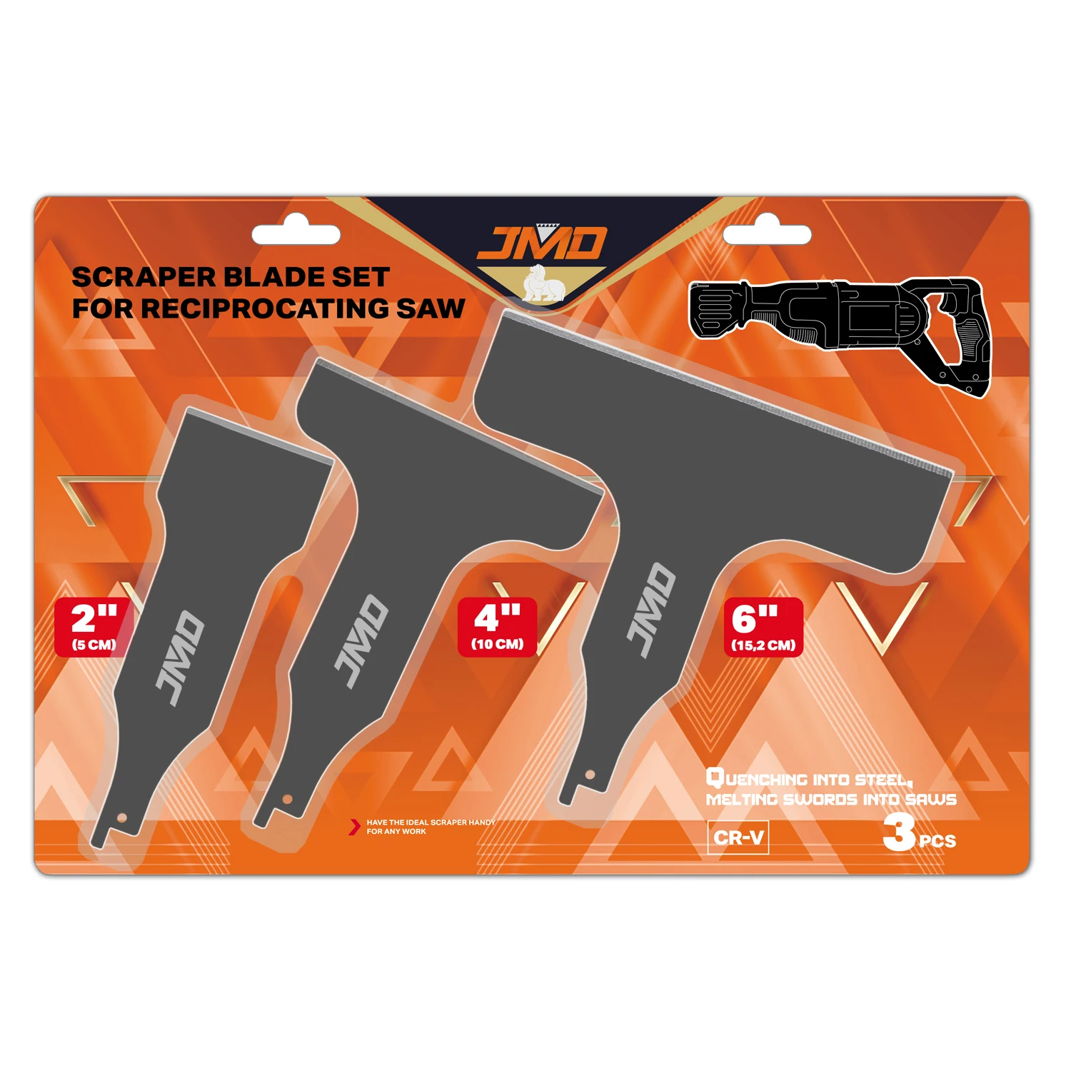 JMD Reciprocating Saw Blade Customized HCS Multifunctional Universal Reciprocating Saw Scraper Blade