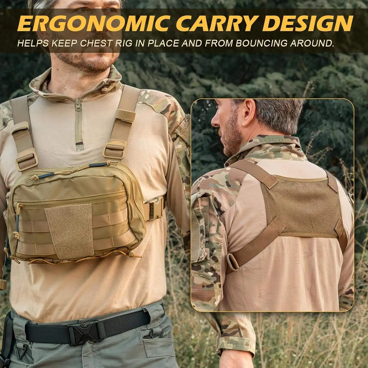 Hunting Quick Release Chest Rig Elite Outdoor Training Gear Harness ...