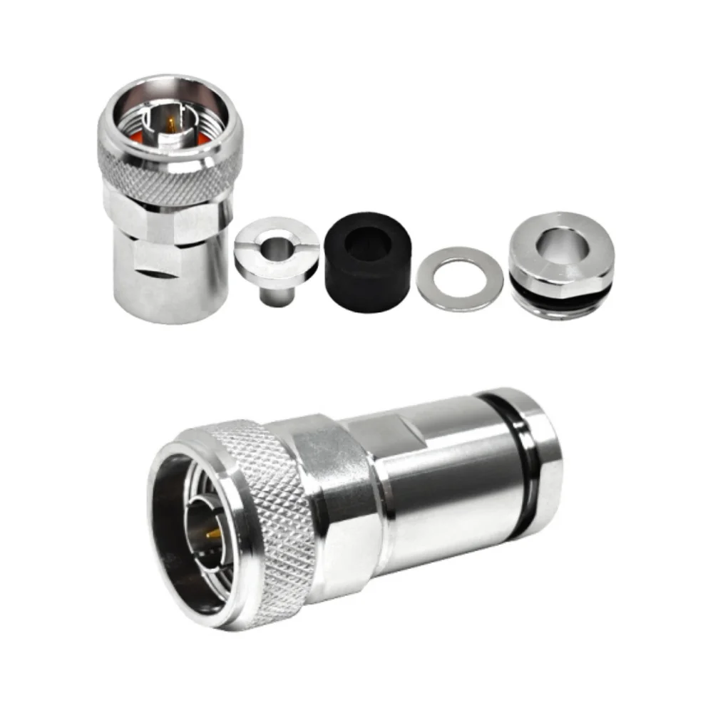 RF Coaxial N Type Male Macho Plug Clamp for 5D-FB LMR300 Cable RF Coax Coaxial Connectors