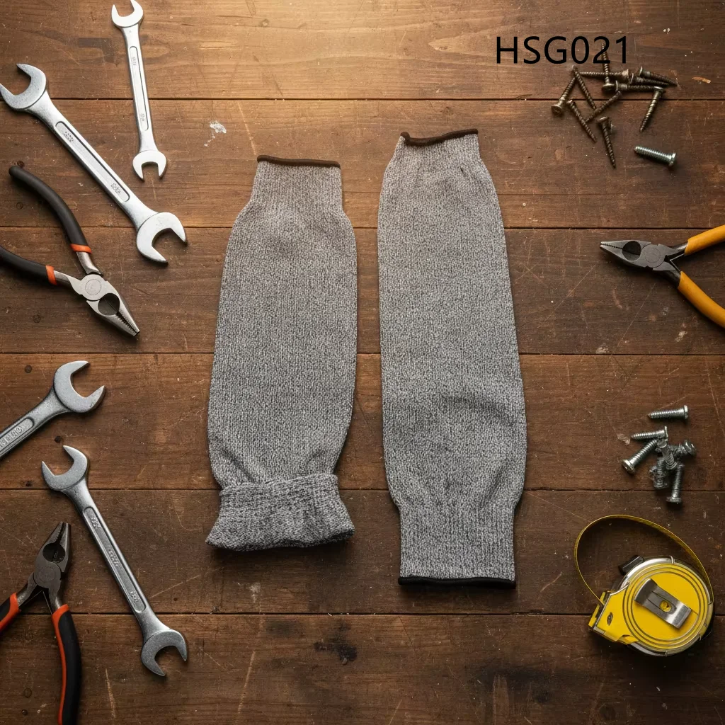 HY,Fish Processing Cut-resistant 40cm Protectors Arm Guard Multi-scenario Applications Straight-leg Style Safety Sleeve HSG021