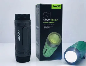 NS-S1 Factory wholesale portable wireless speaker surround sound dj speaker with flashlight