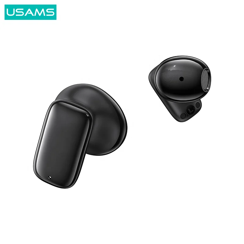 USAMS Earphone Bluetooth terbaik, headphone earbud nirkabel baru datang  Harga Earphone TWS untuk ponsel