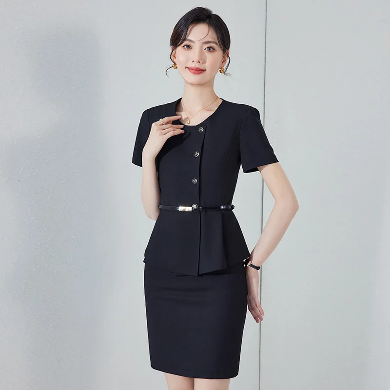 Elegant Women's Piece Skirt Suit For Office Work Wear Oem