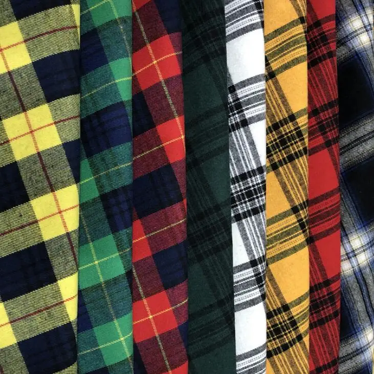 Cotton Tartan Plaid Yarn Dyed Flannel 