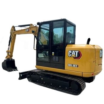 High quality USA brand industry leader CAT mini digger 5 ton compact crawler excavator 305.5E Japan made