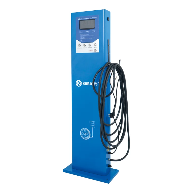 Easy Operated Air Inflator Machine for Car Tyres Pressure Gauges Autos Automatic Digital Tire Inflator Gas Station CE 220V /