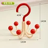 6-claw rotating hook [Apricot Red]