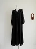 Black robe without  hijab