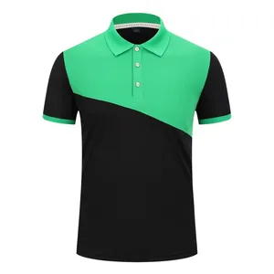 Wholesale 100% Polyester Unisex for Polo Golf Shirt Men's Quick Dry Slim Fit Style with Custom Logo Embroidery Solid Pattern