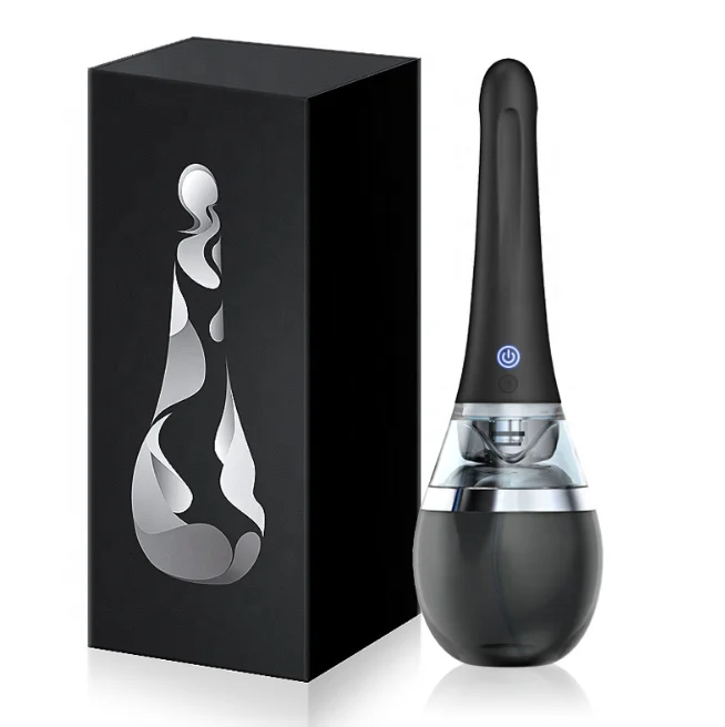 Enema Masturbation Deep Cleaning Container Vagina & Anal Cleaner Douche Bulb Silicone Sex Tool for Women Men