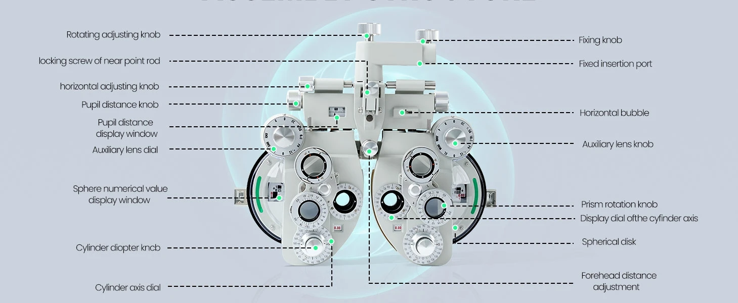 Manual Phoropter VT-10T China Ophthalmic Optical Phoropter
