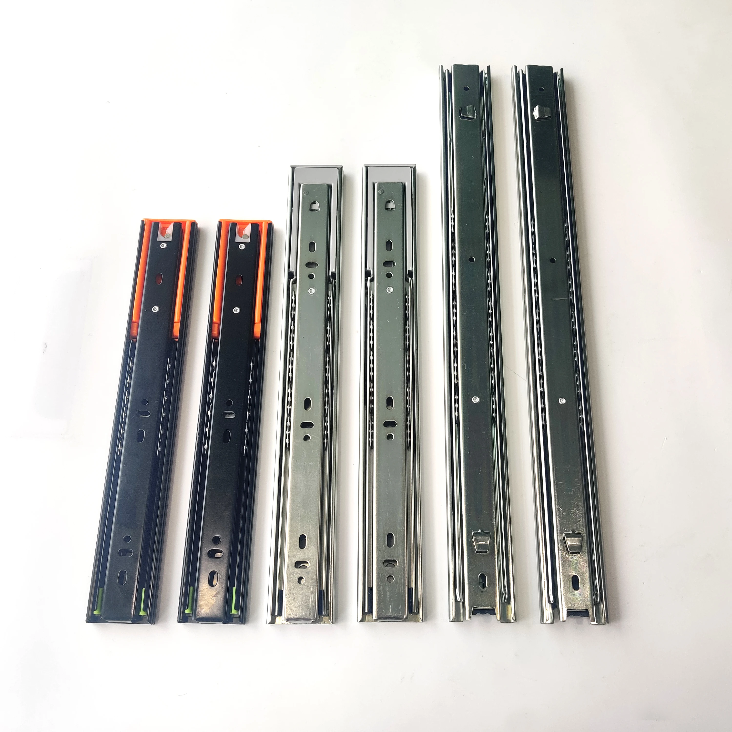 45mm Linear Guide Rail Slide Channel High Quality Ball Bearing Drawer Slides Telescopic Channel
