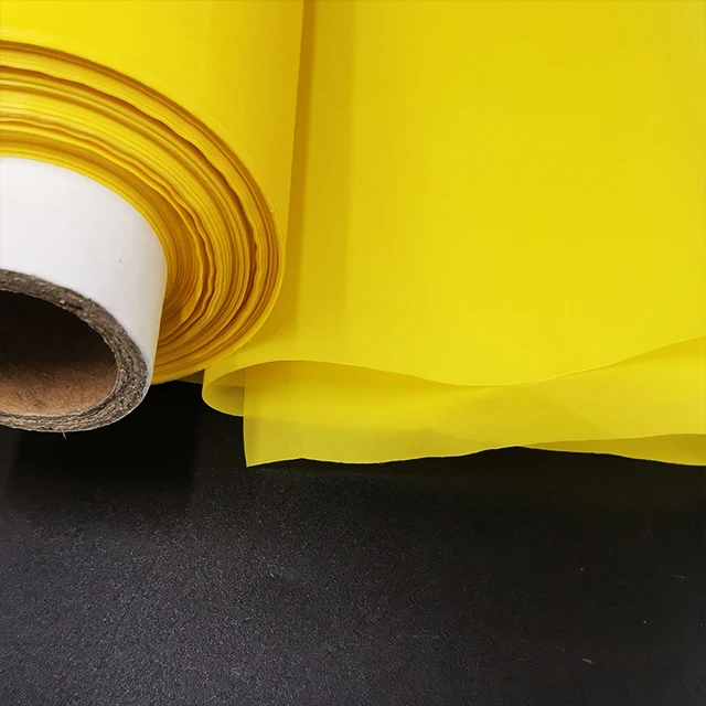 Silver Color Thermal Polyester Screen Printing Mesh Customized Sizes for Philippines