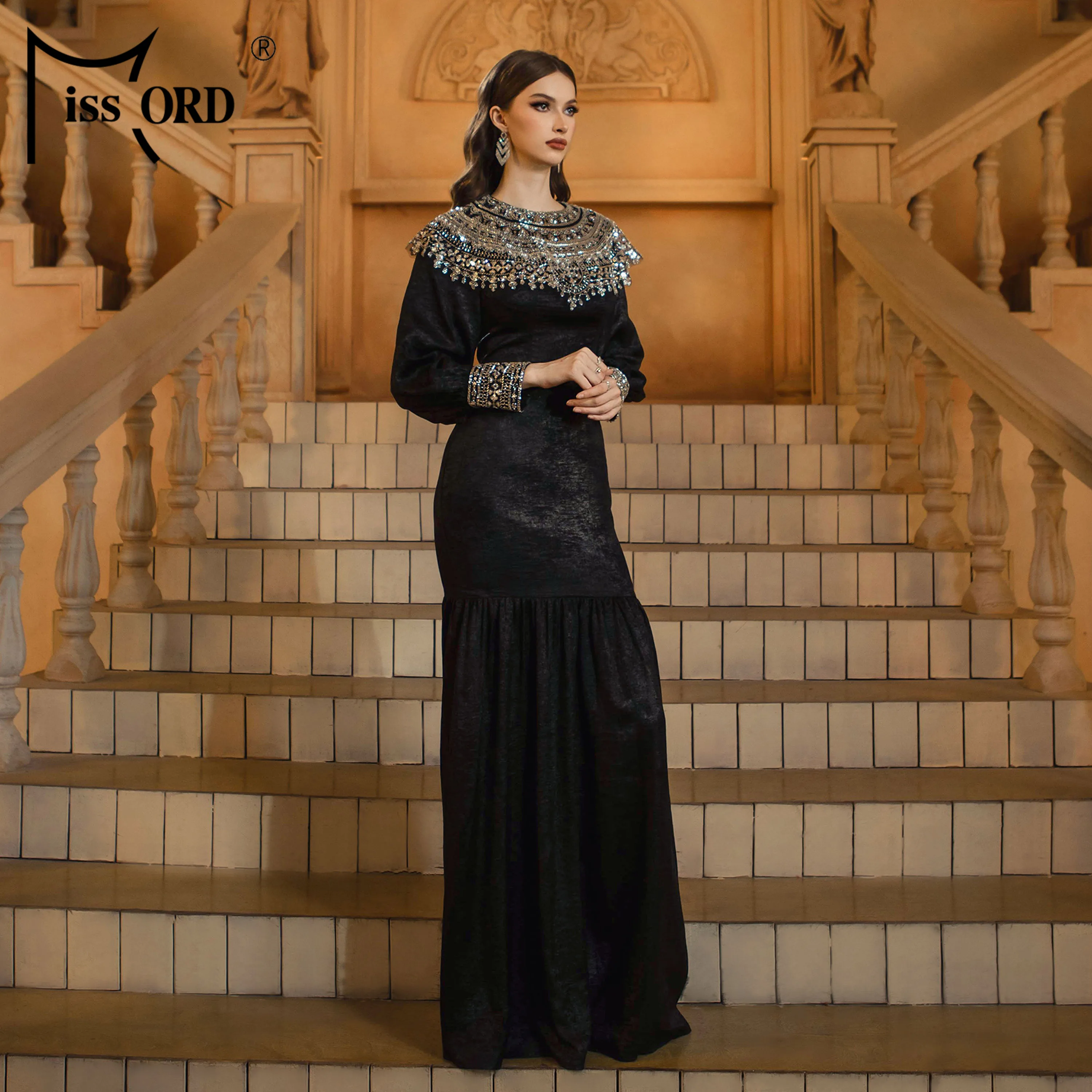 princess polly baby blue dress Chaseall Women's Long Sleeve Black Maxi Dress V Neck Side High Slit Twist  Front Wedding Guest Fall Formal Dress, Black, M : Amazon.co.uk: Fashion main image 0
