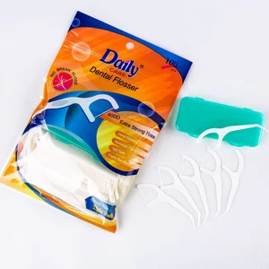 Daily Care OEM Factory home Use Eco-friendly Vegan PLA Interdental Pick for Tight Teeth JS2001U