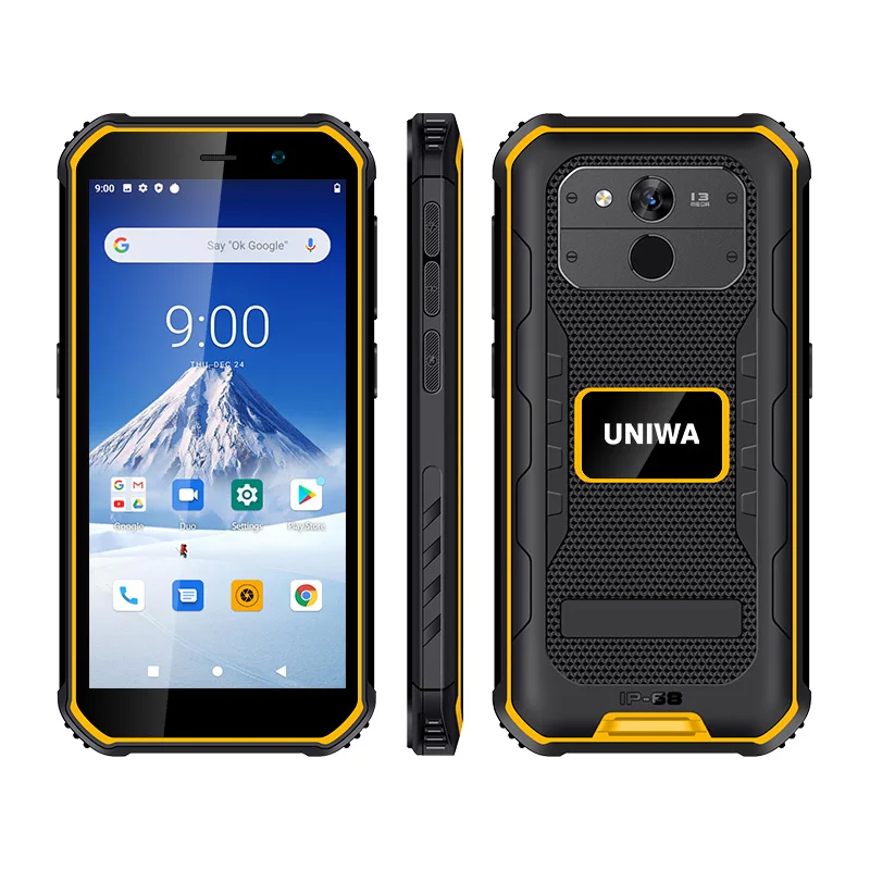 New UNIWA F963 5.5 Inch Touch Screen IP68 Waterproof Rugged.