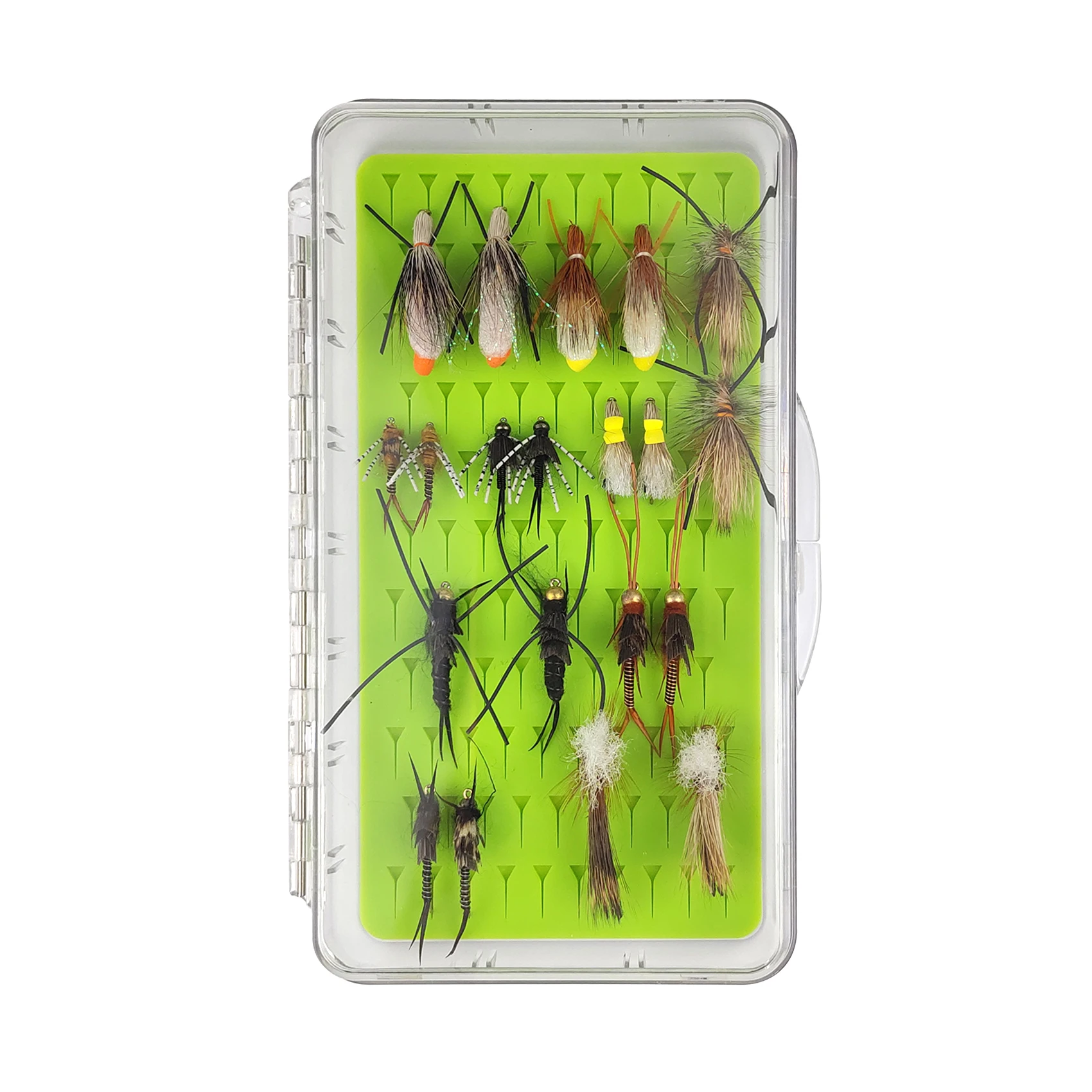 3 Mosche Da Pesca Bagnate Pernice E Trota – Arancione Senza Spine (Barbless) – Scegli La Misura