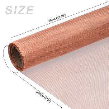 Copper Wire Mesh for Glass Industry 60 Mesh Copper Wire Mesh