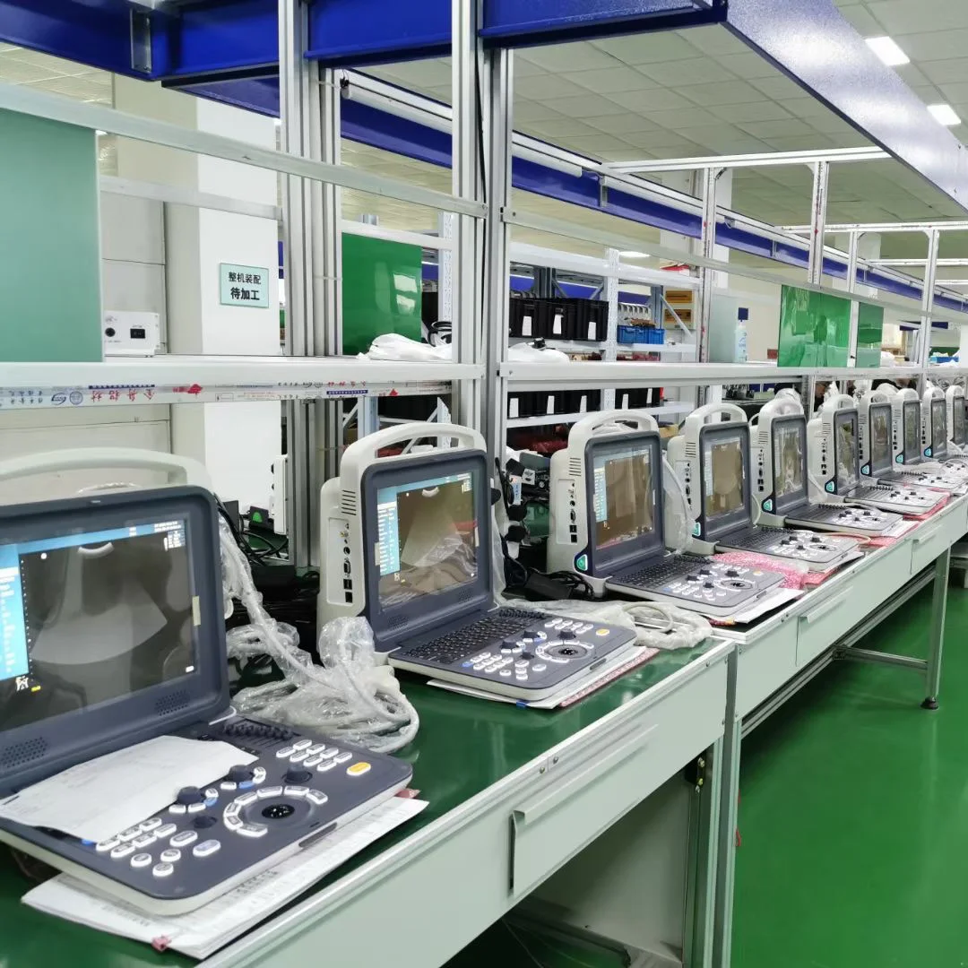 HUC-260 Hand-carried Fibroscan Machine Portable Color Dopler Diagnostic Ultrasound Scanner