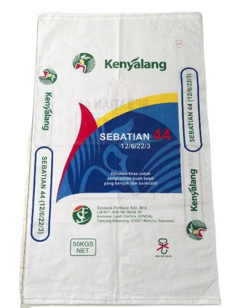 Custom pp Woven Bag Bulk Fertilizer Urea Soil Packaging Bags 25kg 50kg