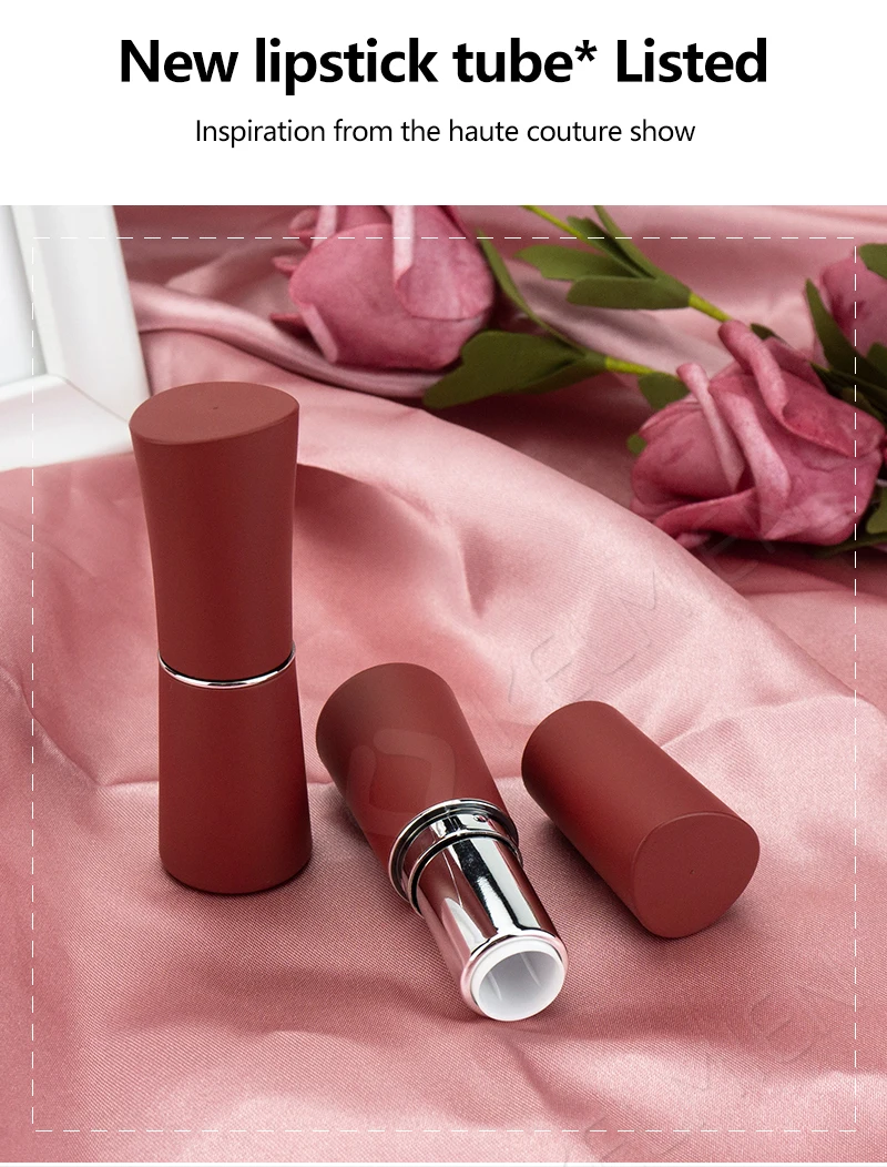 Unique Empty Lip Balm Containers Red Lipstick Tubes Cosmetic Customized Lipstick Tubes