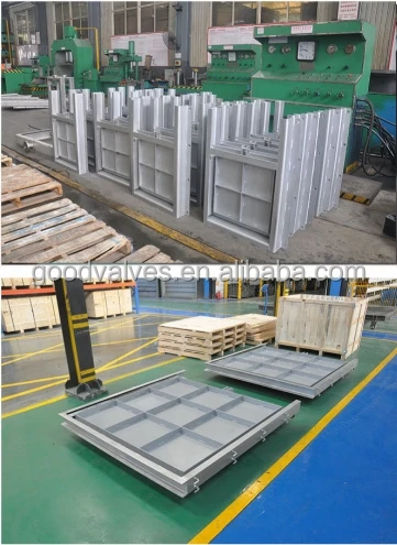 Square Knife Gate Valve  Canal/pipeline Penstock Valve  Pneumatic Gate Valve for Dam Wall Mounted Penstock Weir Gate