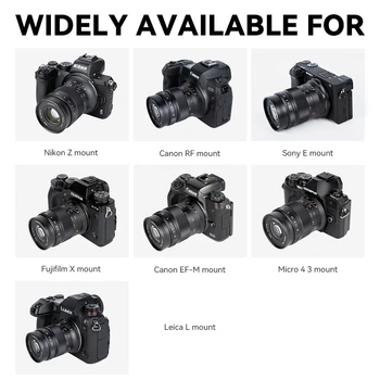 7artisans 60mm F2.8 Mark II APS-C Macro Lens for Sony E ZVE10 Nikon Z Z6II Fuji XF Canon EF-M M50 Canon RF R6 M4/3 T TL SL product image