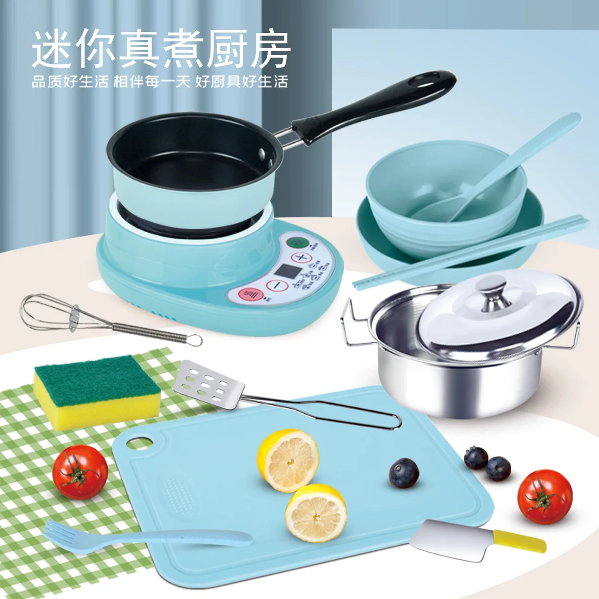 Детская миниатюрная кухонная утварь, полный набор игрушек для приготовления пищи, ролевой кухонный игрушечный набор для детей, подарок на день рождения