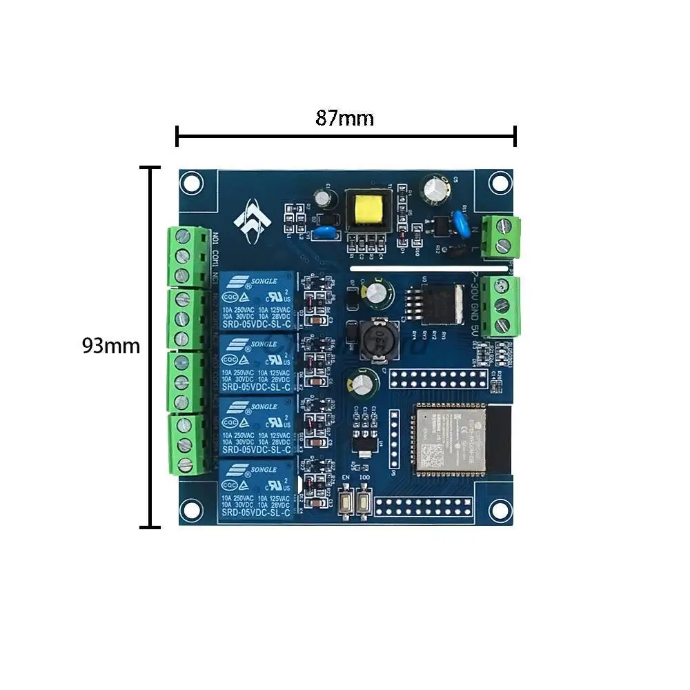 ESP32-WROOM 8 Channel Relay Module - DC5-30V Power Supply