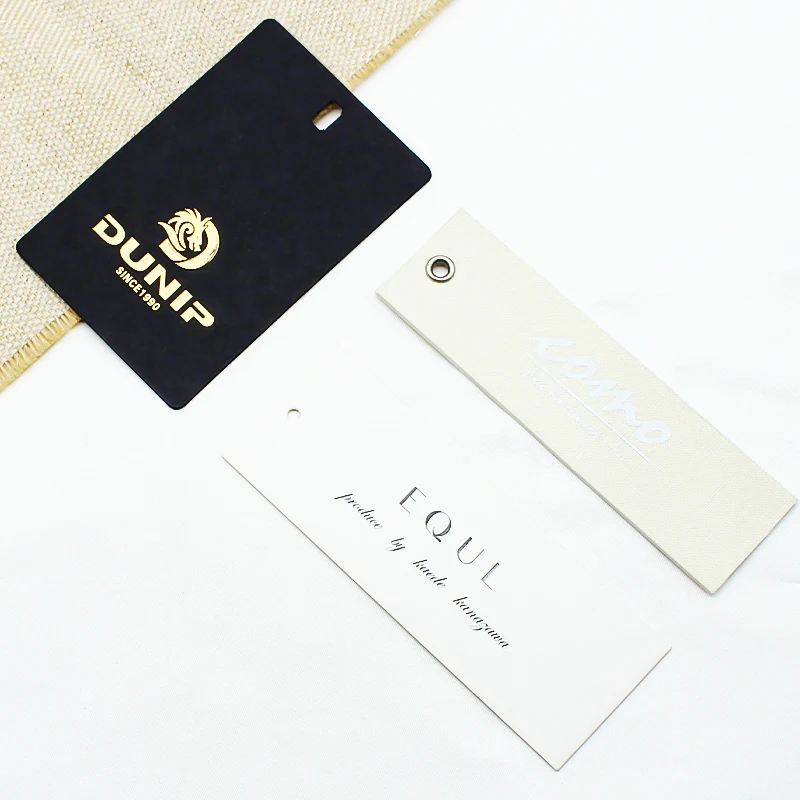 Factory Sale High Quality Recyclable Custom Round Label String Hair Premium Custom Hang Tag for Clothes Print Sustainable 500pcs