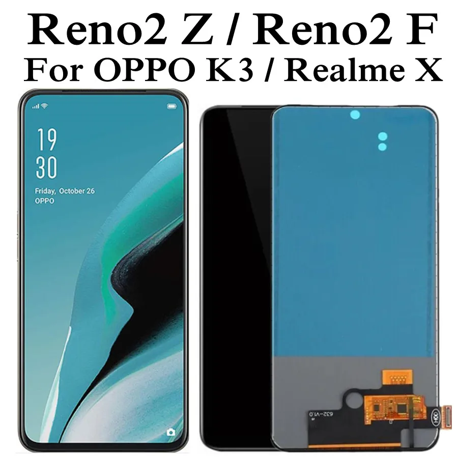 Wholesale Mobile Phone LCD Touch and display Screen For oppo Realme X LCD display