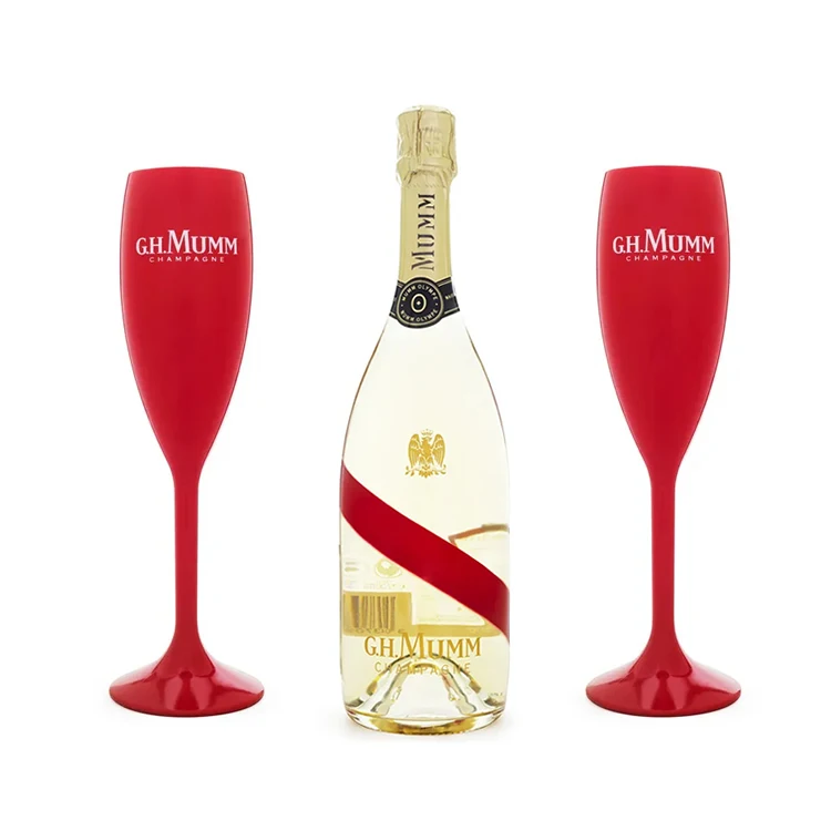 Oem Odm Custom Logo Available Plastic Champagne Glass Party Wedding Food Grade Acrylic Wine