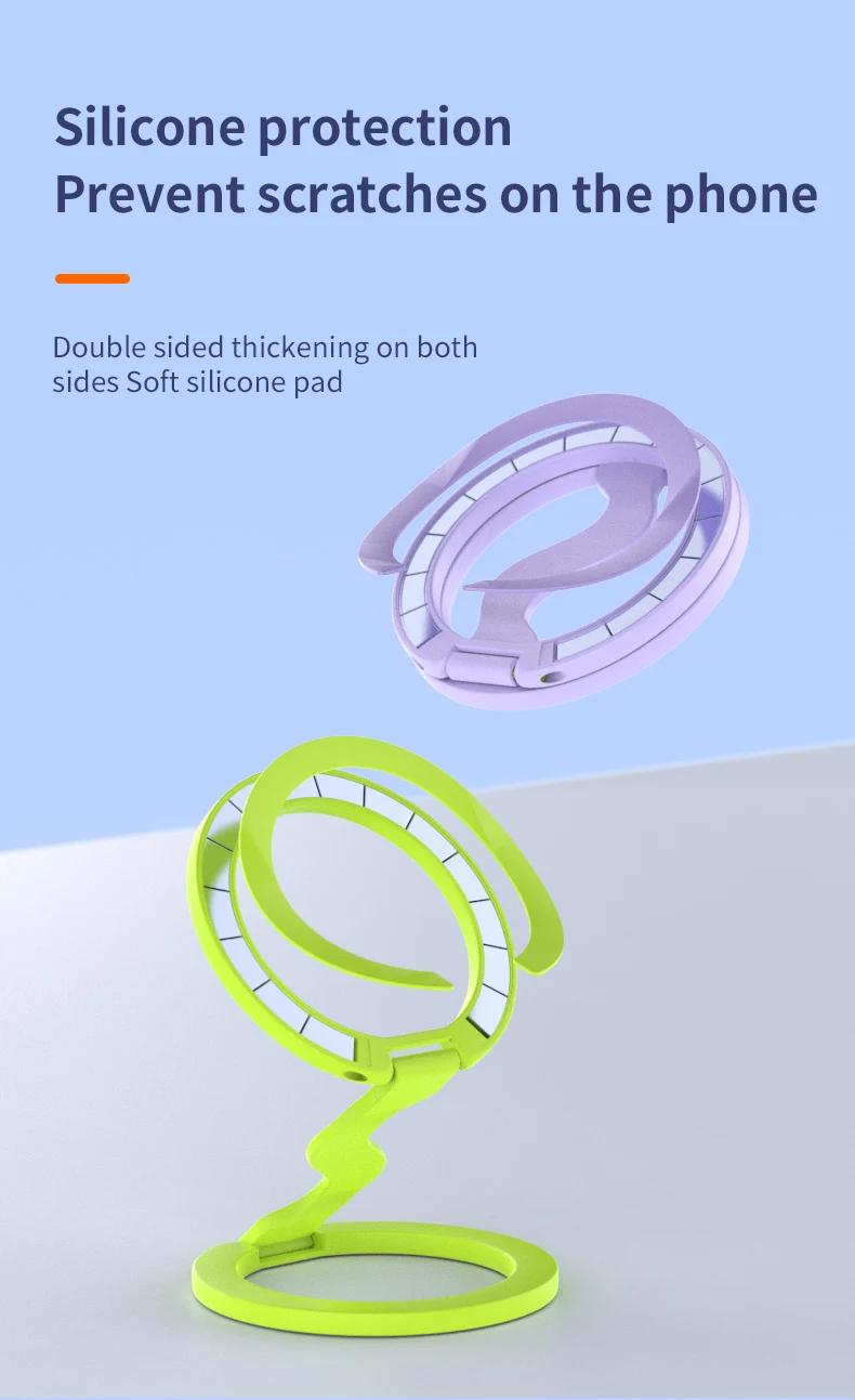 Strong Magnet Phone Stand Height Adjustable Flexible Bendable Waterproof Rust Resistant for Desk Office Use