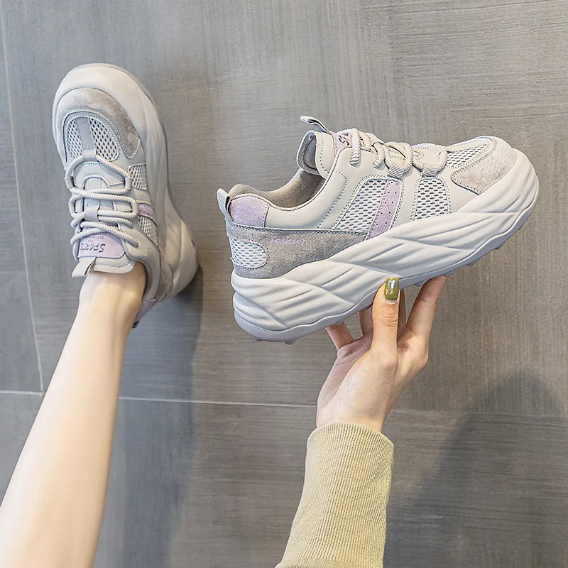 Dropshipping 2023 New Luxury Custom Designer White Sneakers Casual Chunky  Shoes From China