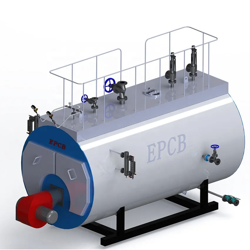 Horizontal Gas Diesel Fired Automatic 1-15 Ton Steam Boiler for Laundry Industry