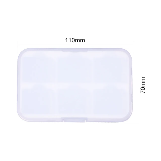 SD Card Storage Case Memory Card Holder 12 SD Plastic Card Cases