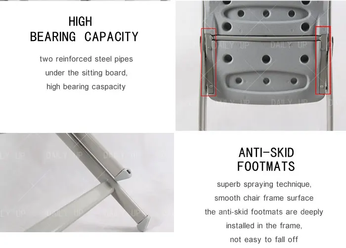 Wholesale Folding Chair With Thickened Frosted Seat Foldable Garden Chair For Outdoor Activity Camping Picnic