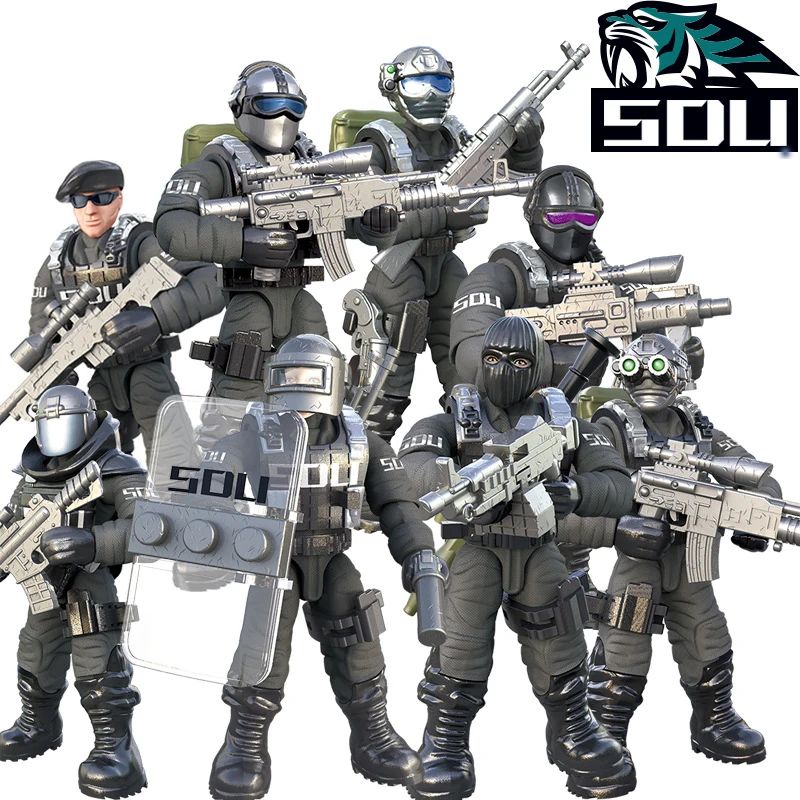 Source 1:16 Army Men and SWAT Team Toy 16 Pack Soldiers Action Figures Play set Military Weapons Accessories for Kids Boy on m.alibaba.com